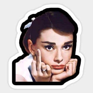 Audrey Hepburn Sticker